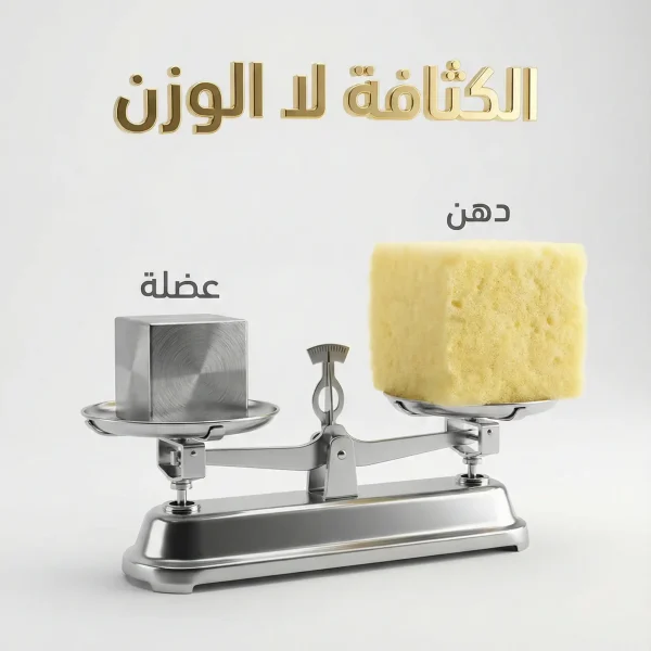 لماذا يزن الحديد والقطن الوزن نفسه… لكن لا يشغلان نفس الحجم؟